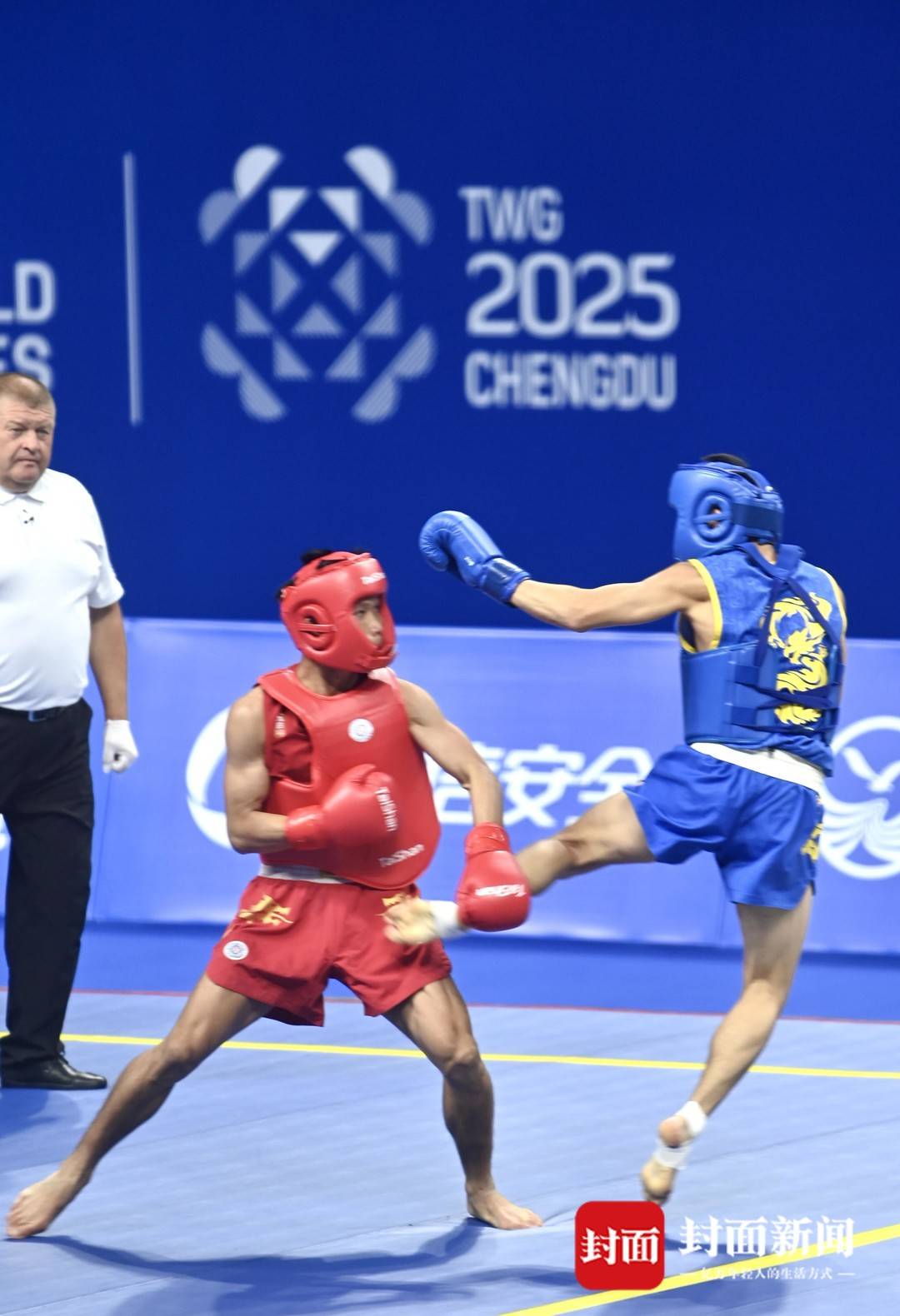 恭喜中国武术队！散打项目获得三金一银｜图说世运