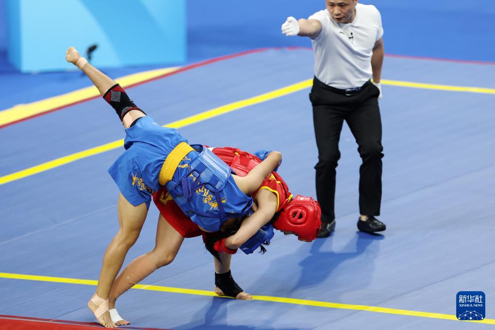 成都世运会丨武术——女子散打52公斤级：中国选手陈梦粤夺冠