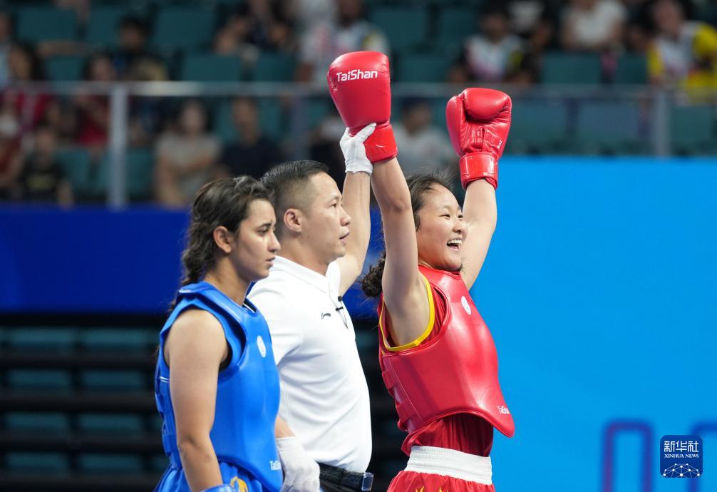 成都世运会丨武术——女子散打52公斤金牌赛赛况