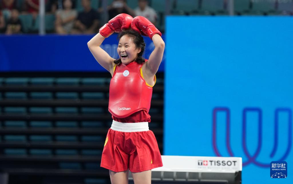 成都世运会丨武术——女子散打52公斤金牌赛赛况