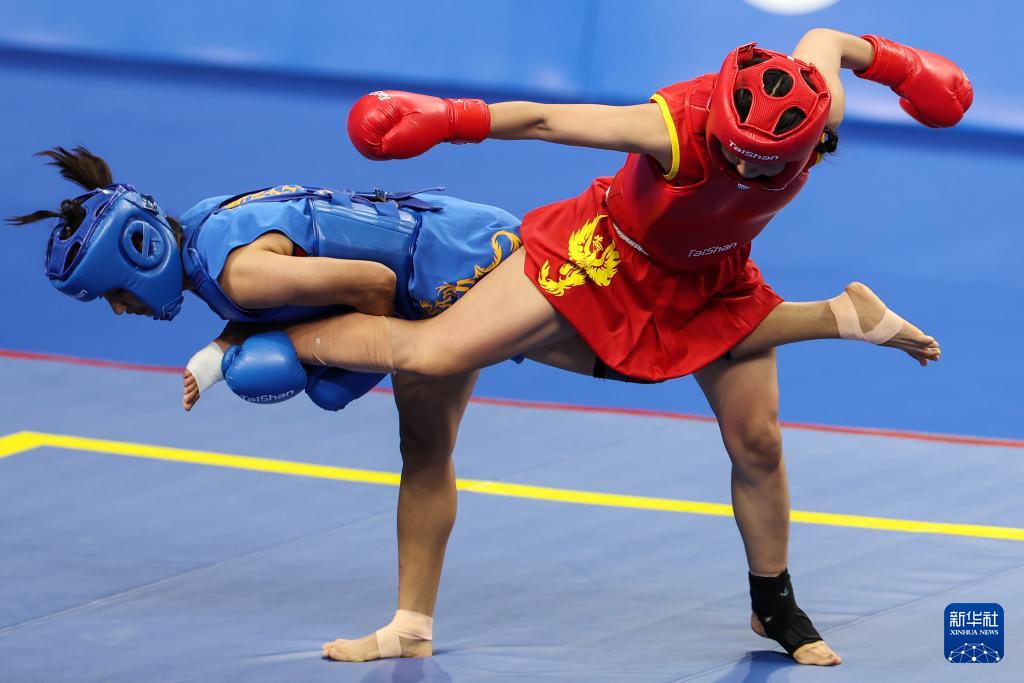成都世运会丨武术——女子散打52公斤级：中国选手陈梦粤夺冠