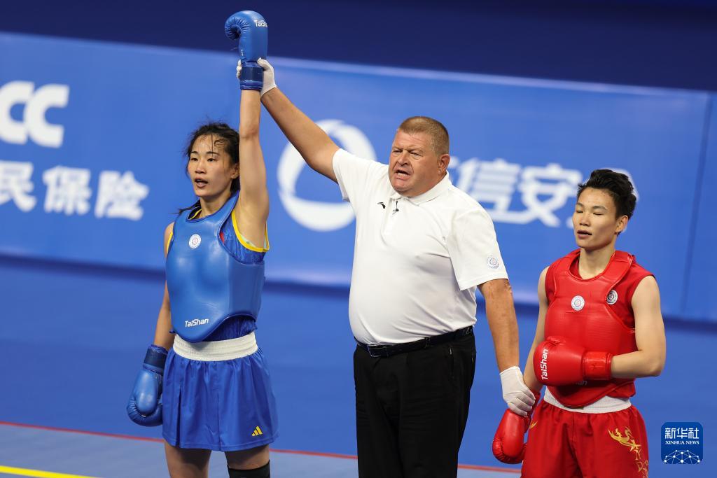 成都世运会丨武术——女子散打60公斤级：中国选手李志勤夺冠