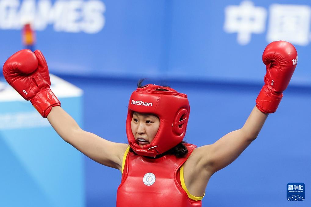 成都世运会丨武术——女子散打52公斤级：中国选手陈梦粤夺冠
