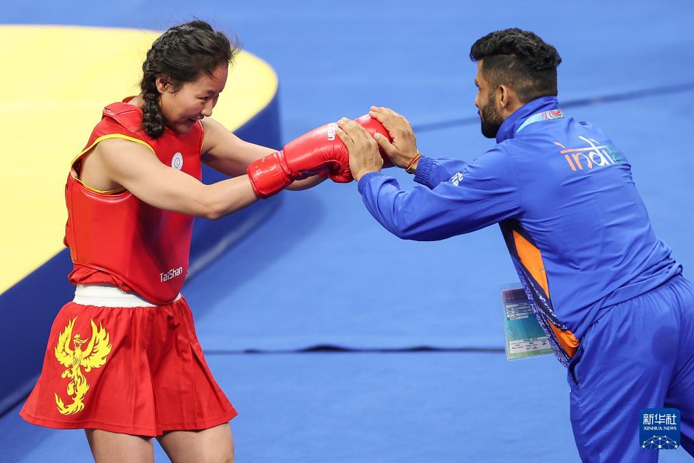 成都世运会丨武术——女子散打52公斤级：中国选手陈梦粤夺冠