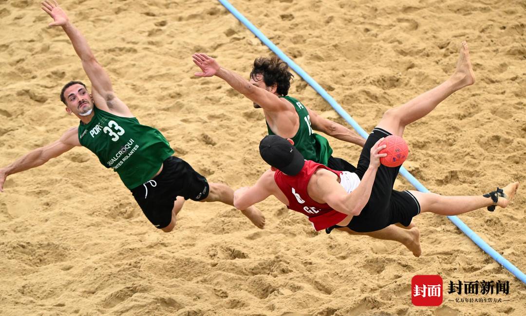 沙滩手球 阳光下的激情运动｜图说世运