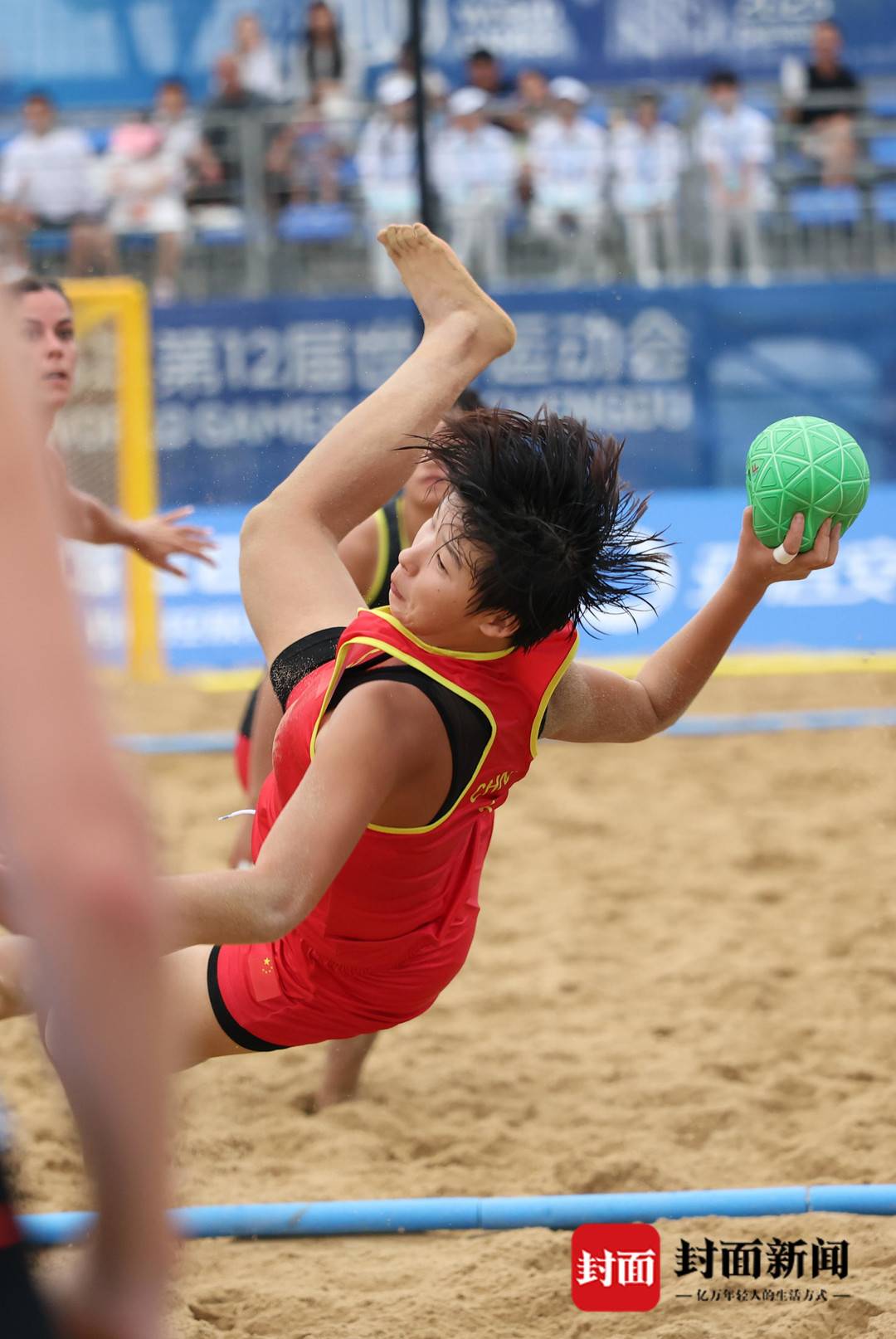 沙滩手球 阳光下的激情运动｜图说世运