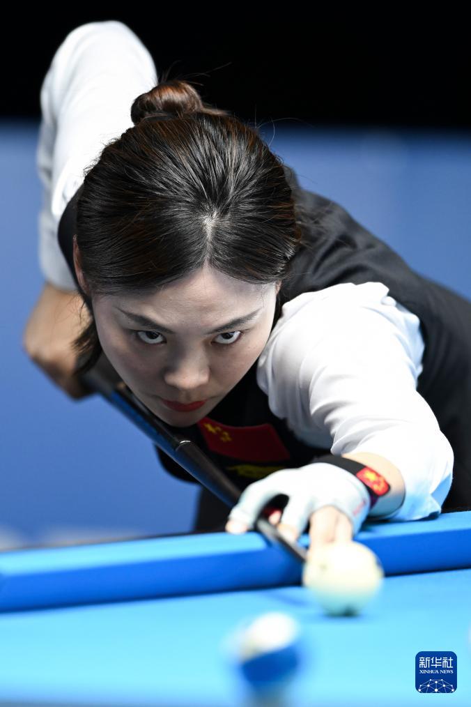 成都世运会丨台球——女子花式台球铜牌赛：中国选手刘莎莎获得季军