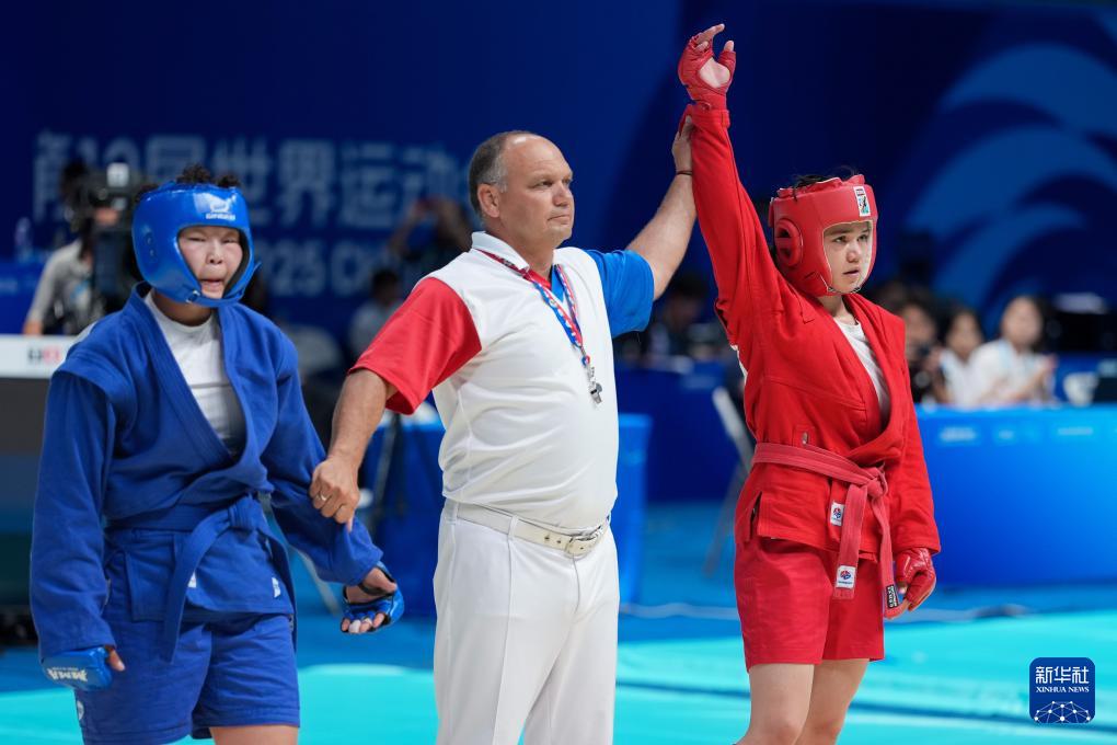 成都世运会丨桑搏——女子格斗59公斤级：乌兹别克斯坦选手夺冠