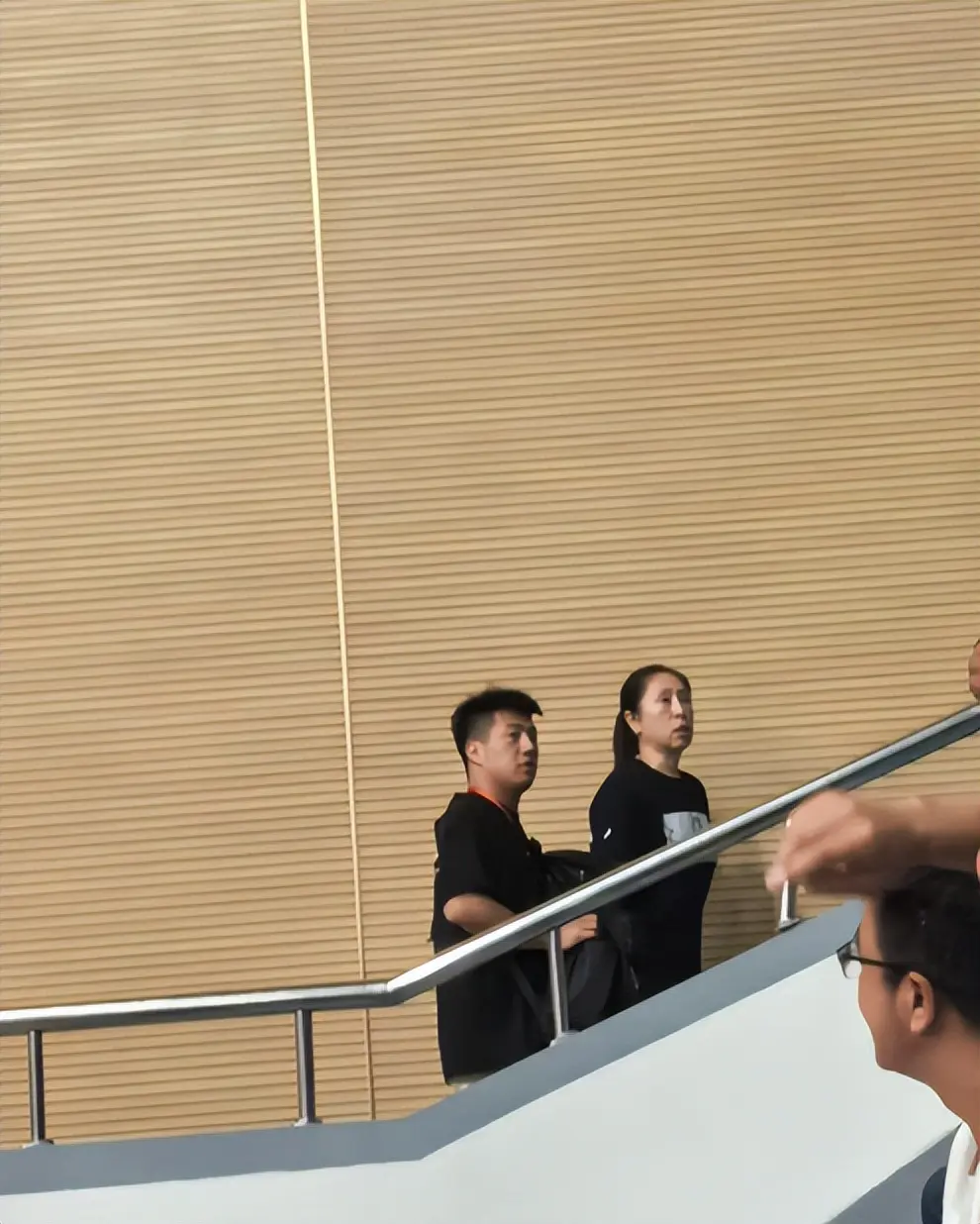 为广东女篮探敌情！郑薇观战川苏之战 躲避镜头+快速离场为哪般？