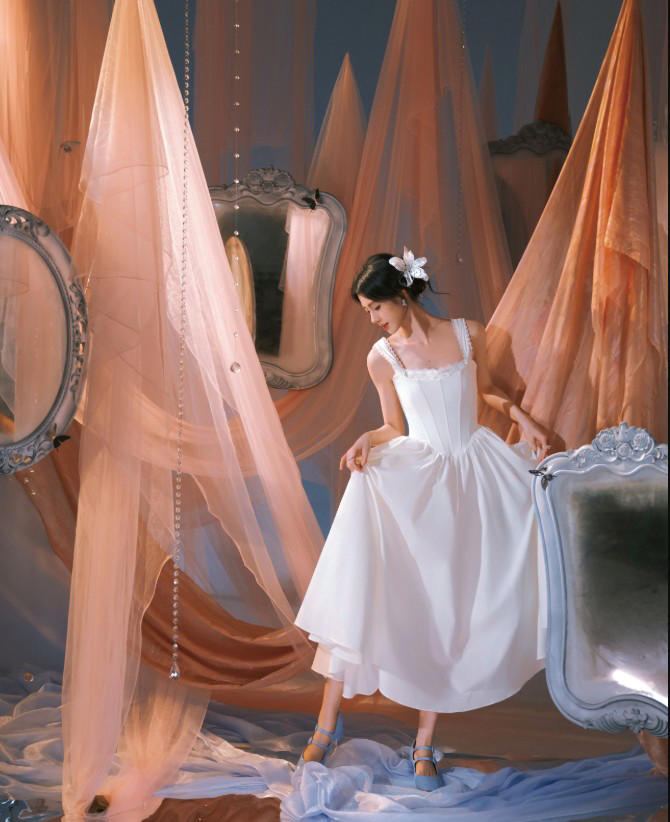 不得不说，鞠婧祎太懂造梦式穿搭了！