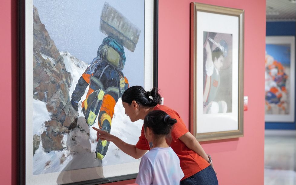 118件艺术名作亮相，“艺蕴双奥——全国体育美术作品展”开幕