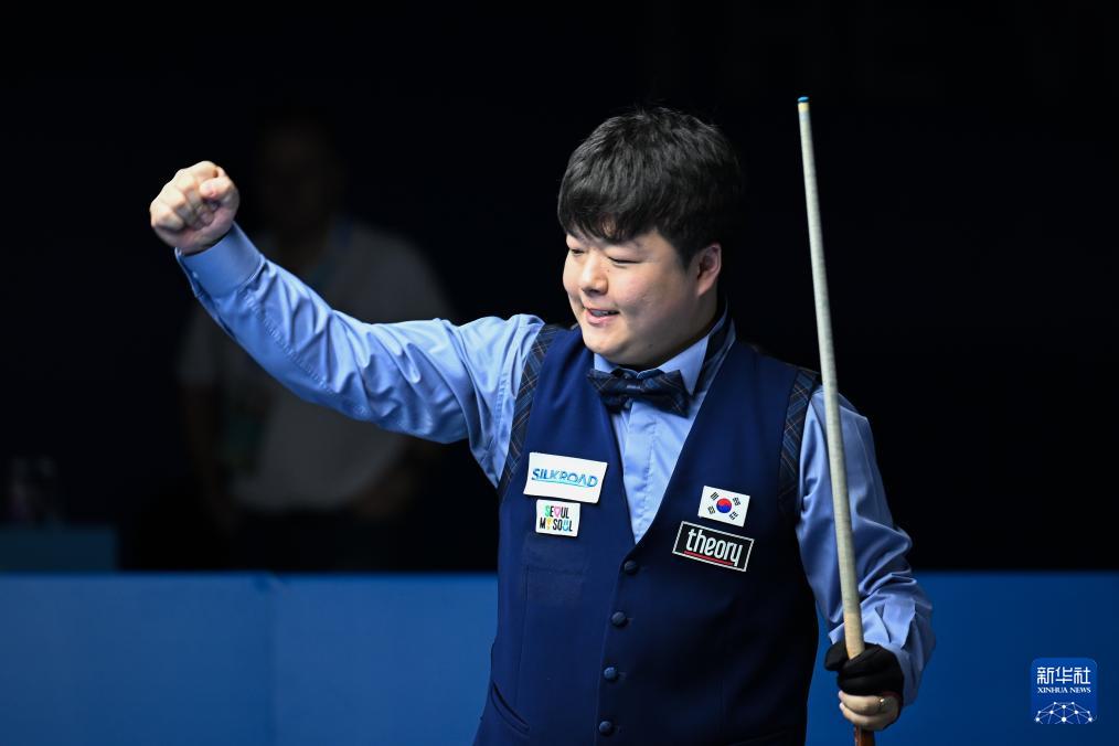 成都世运会丨台球——男子三库开伦金牌赛：韩国选手乔名武夺冠