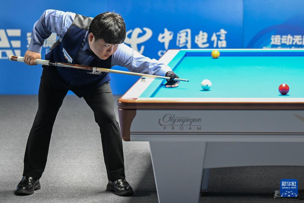 成都世运会丨台球——男子三库开伦金牌赛：韩国选手乔名武夺冠