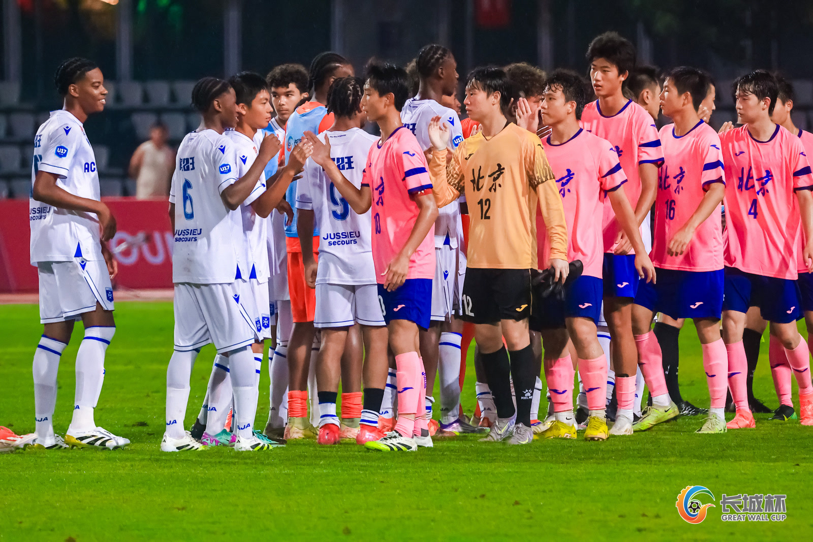 八支中外球队参加 第十届长城杯国际青少年足球邀请赛开赛