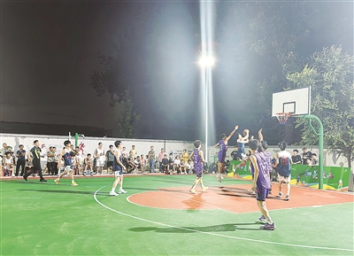 “村BA”篮球赛火热开赛