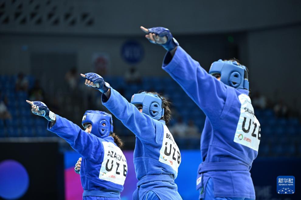 成都世运会丨桑搏——女子格斗团体：乌兹别克斯坦队夺冠