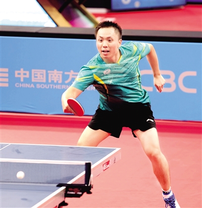 十五运群众比赛河南男乒再入一金