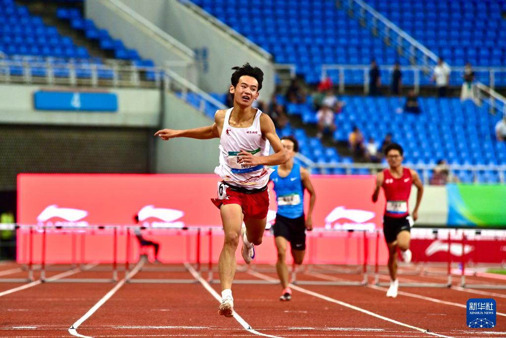 全国青少年田径运动会：男子400米栏决赛赛况