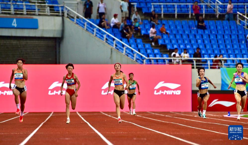 全国青少年田径运动会：陈妤颉获得女子200米冠军