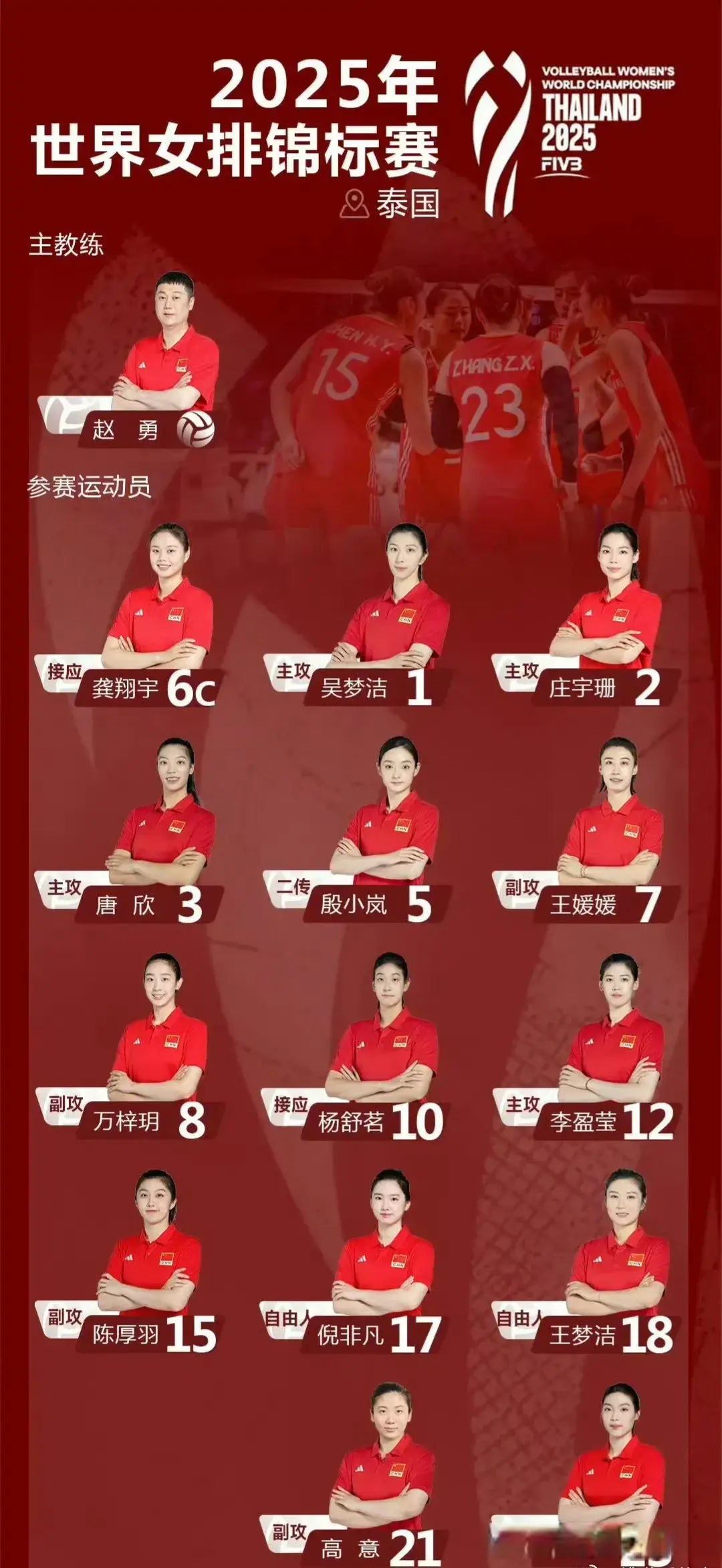 女排世锦赛8月23日赛程：中国vs墨西哥，女排看首发冲首秀开门红