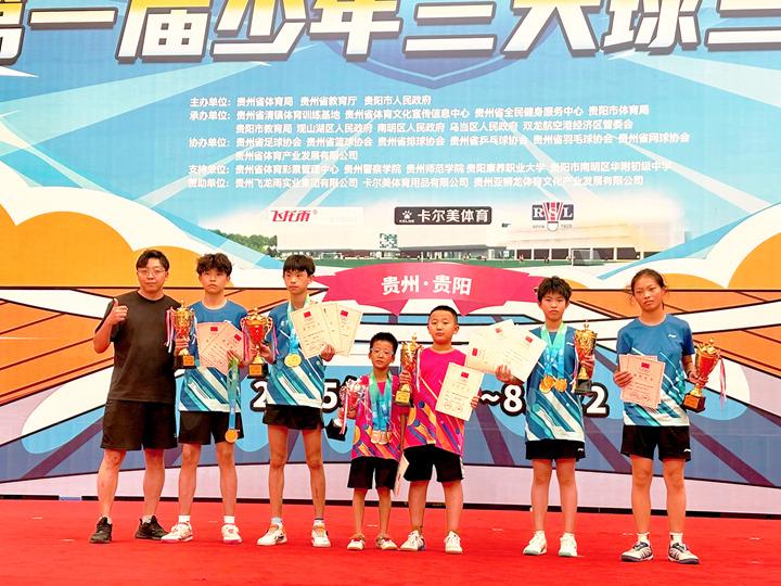 2025年贵州省第一届少年“三大球”“三小球”运动会圆满闭幕
