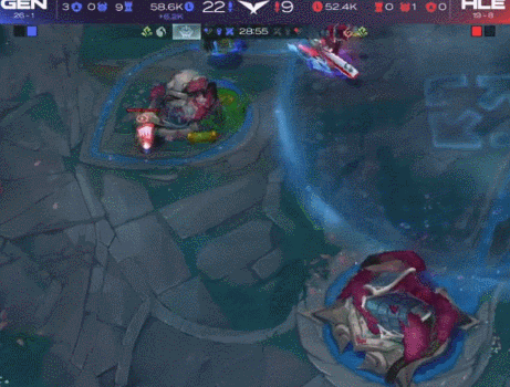 LCK：神人对局！GenG大战HLE上演滑稽攻防战