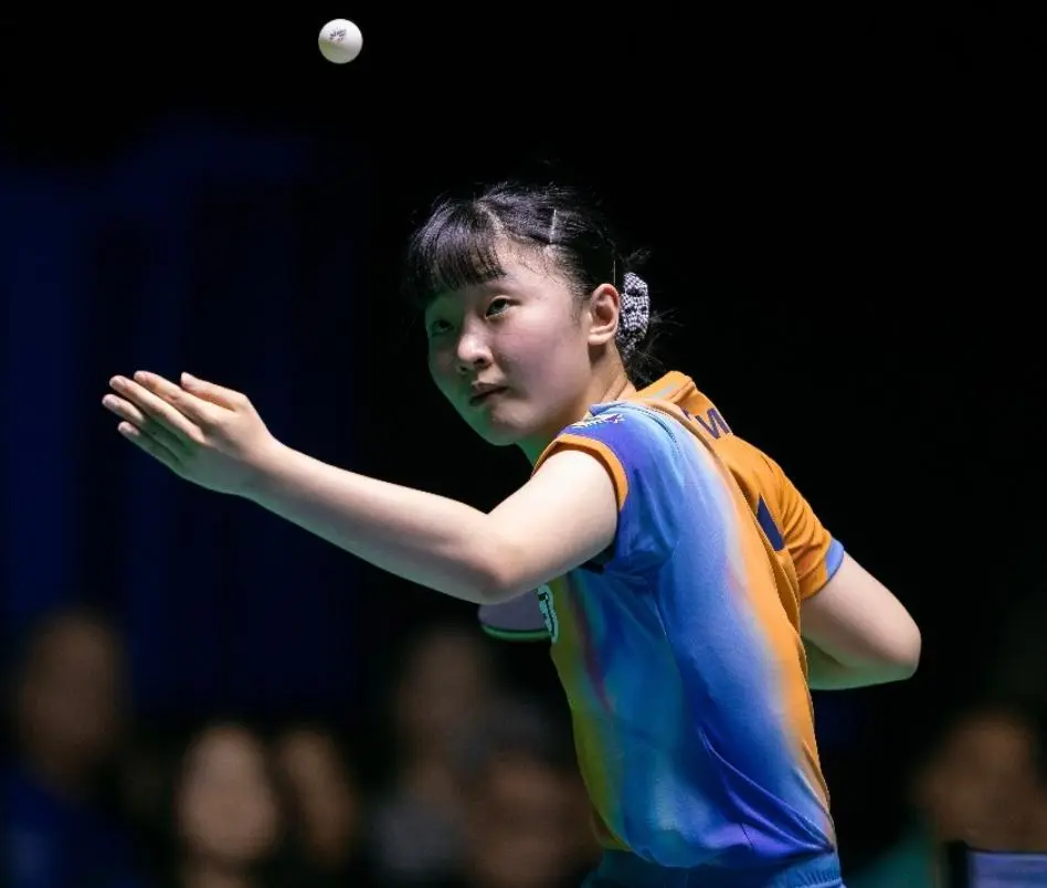 日乒17岁一姐状态成谜：三届大赛8强都未进 哭鼻子成她最大亮点