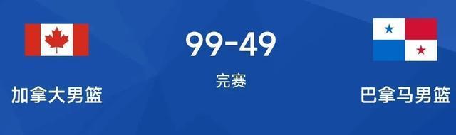 男篮美洲杯：达林22+2+3&米勒13+7，加拿大99-49狂胜巴拿马50分！