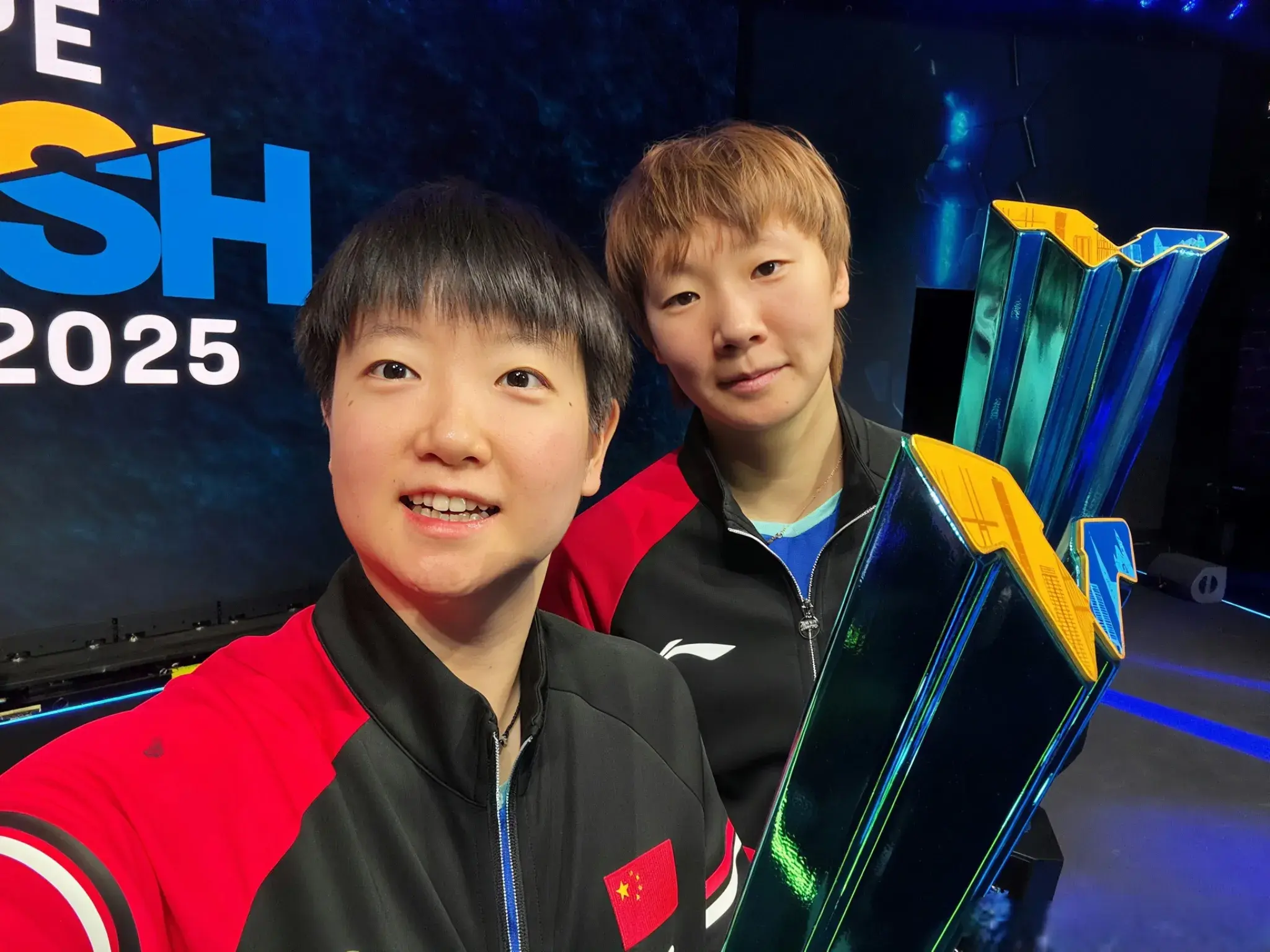 瑞典大满贯：世界前二第26次巅峰对决，孙颖莎胜王曼昱，力夺冠军