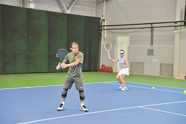 2025 YONEX·怡然见晋中网球混合双打交流赛激情开赛