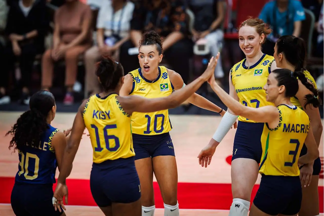3-1！1-3！女排世锦赛悲喜夜：巴西逆转 ， 中国女排遭淘汰，8强出六