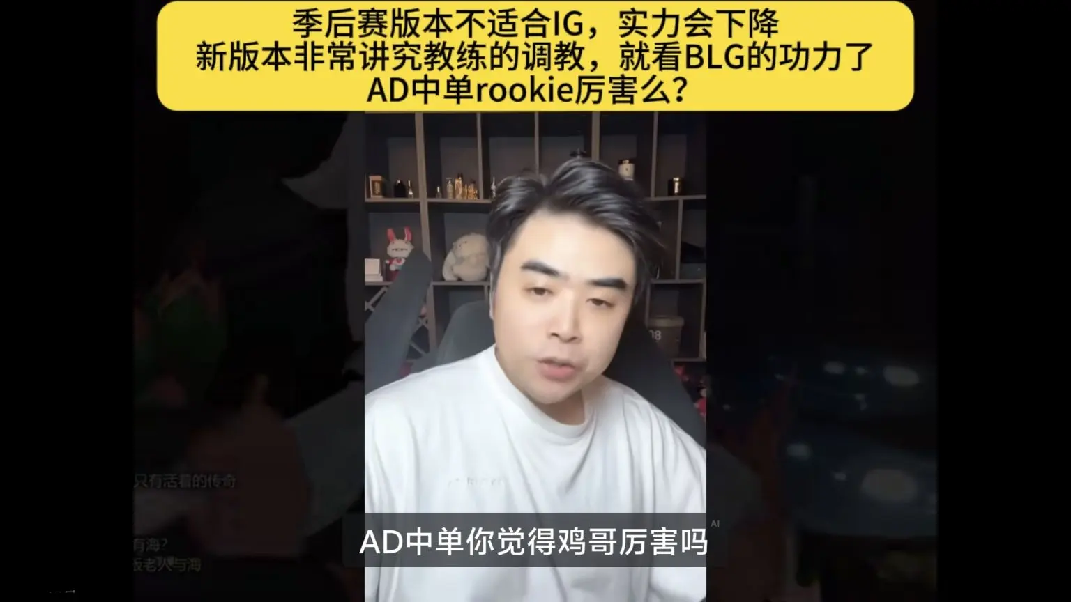 季后赛版本不适合IG？野核英雄集体加强，朱开：整体实力会下降