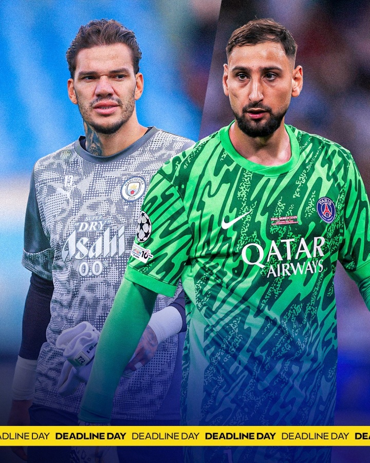 半亿买门🤯曼城今夏门将位置3进1出，花6000多万欧收回1000多万