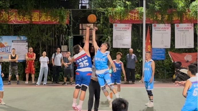 热血燃爆夏夜！西乡街道桃源社区第四届男子篮球赛举办