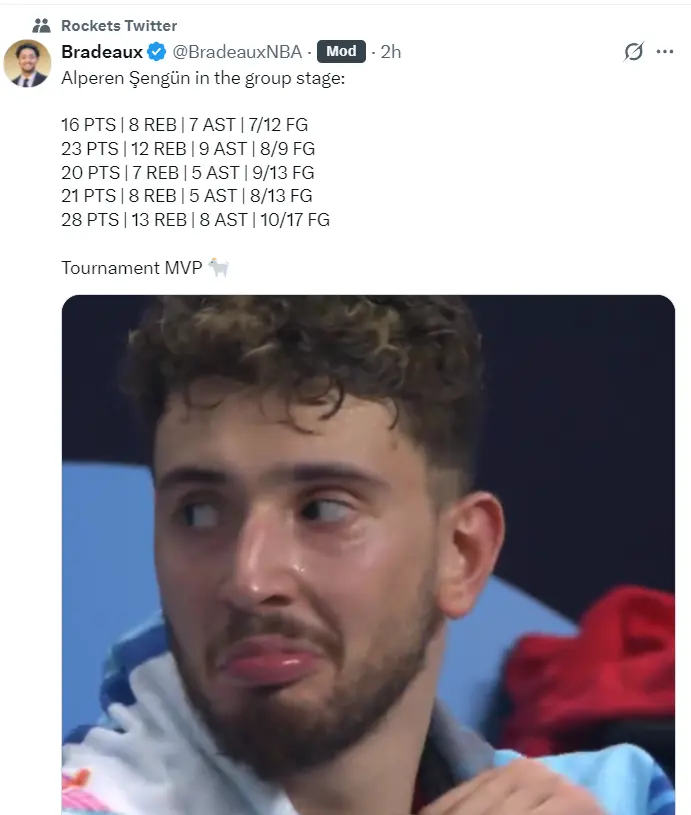火记晒申京数据力挺MVP！美媒称跻身NBA前十巨星 休媒自豪发声