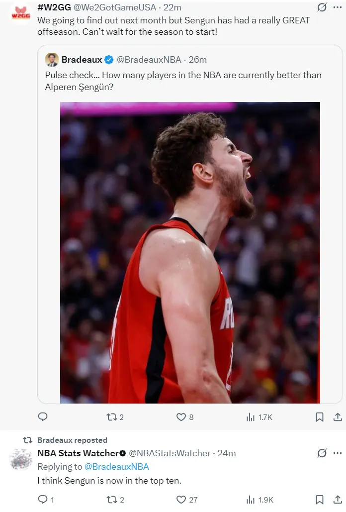 火记晒申京数据力挺MVP！美媒称跻身NBA前十巨星 休媒自豪发声