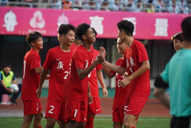 十五运会U16男足赛五华开波！广东队4比1大胜四川队迎来开门红