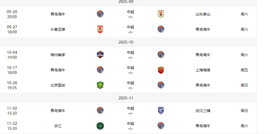中超最后7轮赛程分析：亚泰、海牛16分，梅州17分，谁将降级？