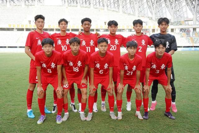 十五运会U16男足赛五华开波！广东队4比1大胜四川队迎来开门红