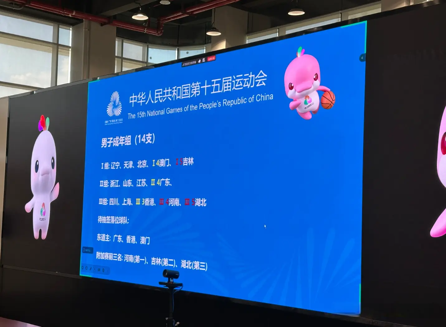 全运会男篮分组揭晓，辽宁北京喜相逢，粤鲁浙同组，四川碰上上海