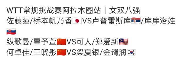 乒乓常规赛：钱天一，石洵瑶三线推进，何卓佳暂时碰不到桥本