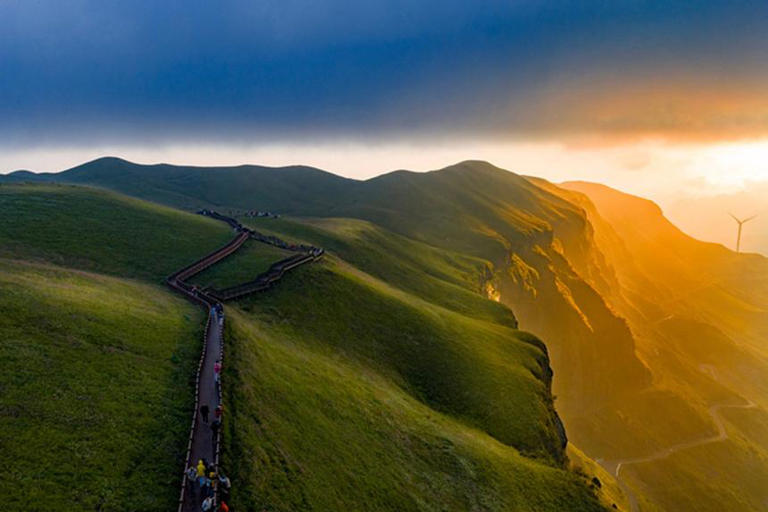 贵州赫章：韭菜花开引客来