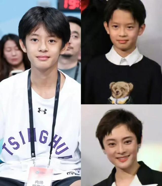 孙俪儿子真争气！14岁身高1米7不要娱乐圈只要CBA，颜值高还努力