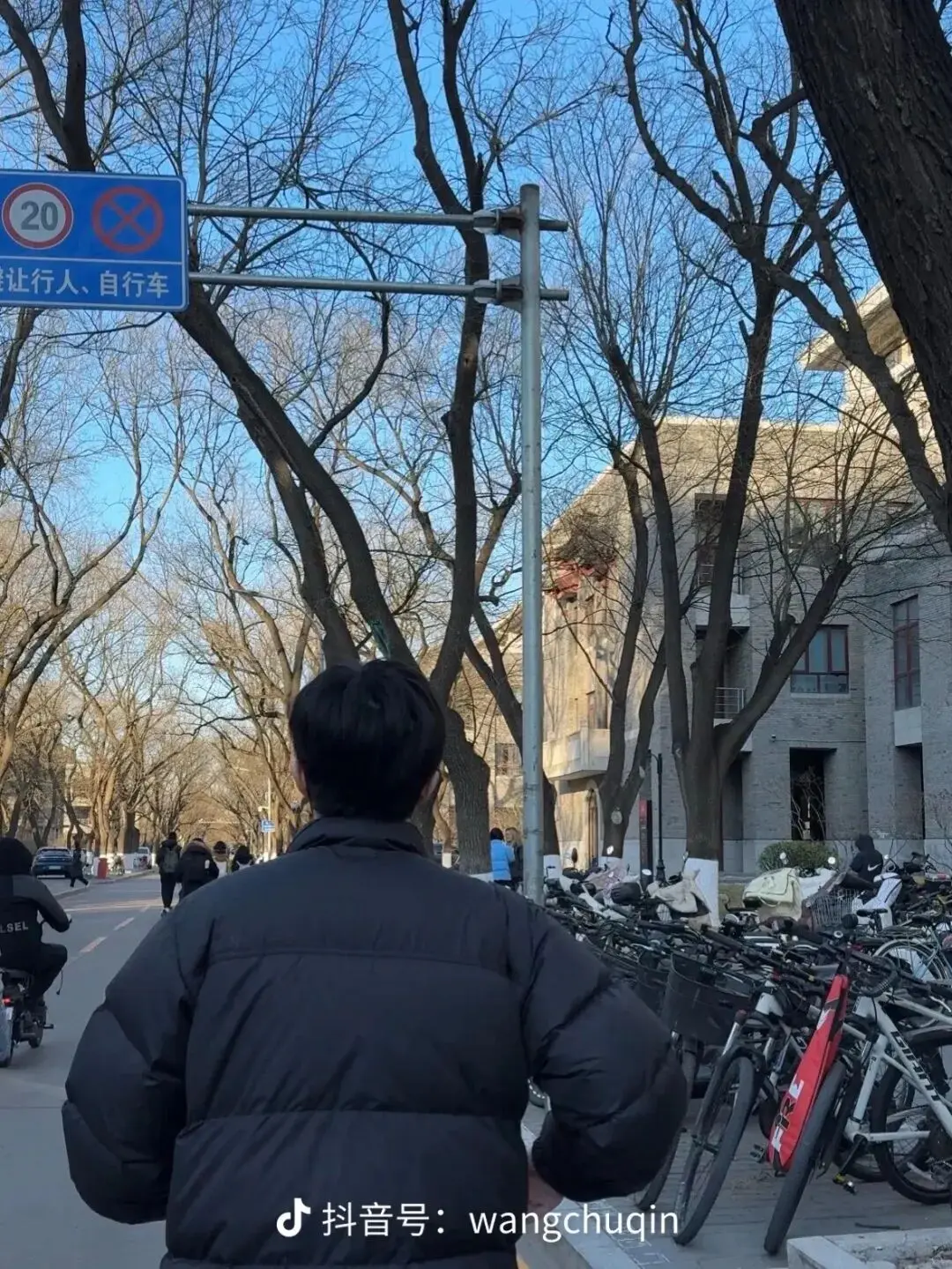 王楚钦入学北大后发文