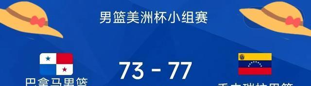 又是险胜！男篮美洲杯：库比兰15+3+3，委内瑞拉77-73力克巴拿马