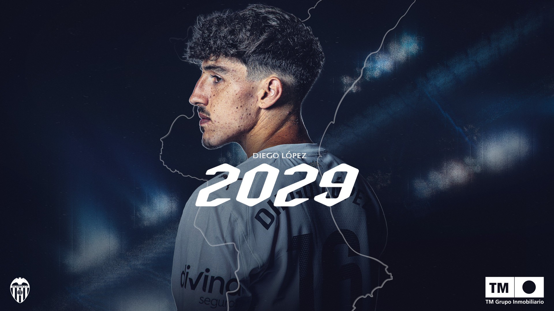 官方：瓦伦西亚与23岁前锋迭戈-洛佩斯续约至2029年