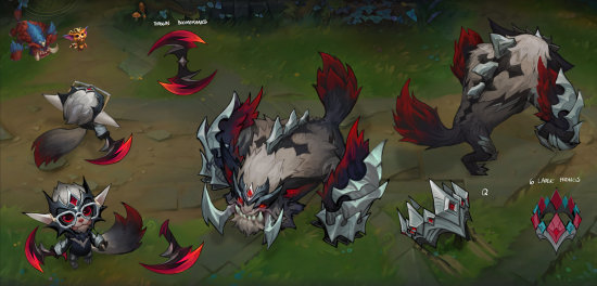 T1冠军皮肤设计概念图，预计9月11日上线