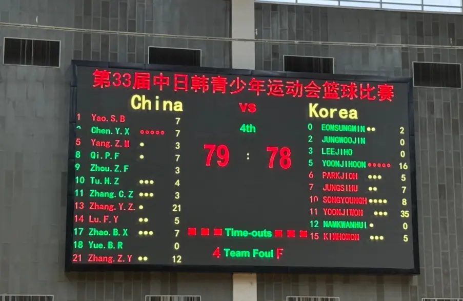 79比78罚球绝杀！男篮1分险胜韩国：U16中国队收获两连胜！