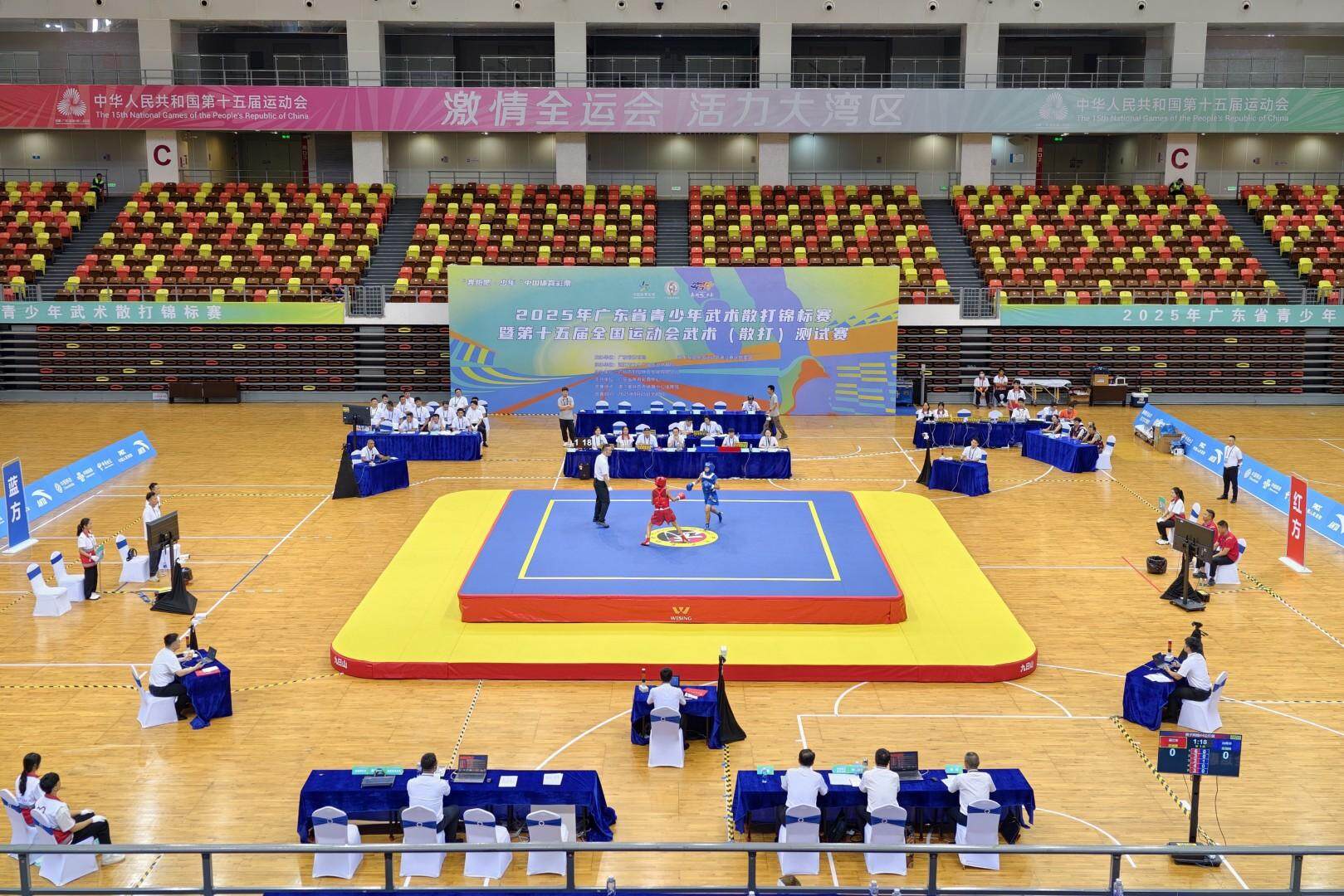 关注十五运会｜湛江“小海豚”志愿者护航省青少年散打锦标赛