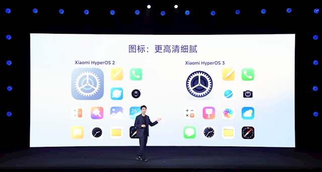 小米澎湃OS 3视觉UI全方位重制：图标高清化、个性化锁屏进化
